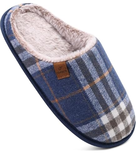 GMGQJST Pantofole Uomo Invernali Pantofole in Cotone Taglie Forti, Pantofole Invernali Calde e Spesse in Pile, 45, 46, 47, 48, Scarpe da Uomo in Cotone(Black,50-51
