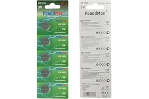5 x bateria litowa PoundMax® 1632 CR1632 3 V