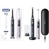 Oral-B iO - 9 Black/Pink 2-Piece Rechargeable/Electric Toothbrush Set
