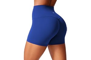 CRZ YOGA Mujeres Butterlift Shorts Levantamiento Glúteos 10cm - Sin Costura Frontal Yoga Cintura Alta