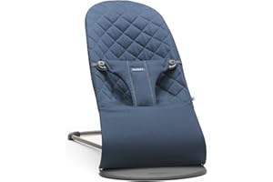 BabyBjörn Hamaca Bliss, Algodón, Acolchado clásico, Azul medianoche