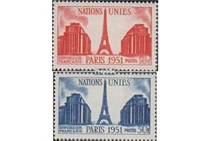 PROPHILA COLLECTION France 929-930 (complète.Edition.) neuf avec Gomme Originale ** MNH 1951 Nations Unies - réunion (Timbres pour Les collectionneurs)