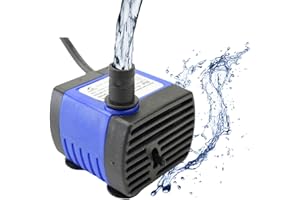 Conquerall CHA-220 240L/H 60GPH AC Pompa Sommersa 3W 1.64ft Alta Sollevazione per Serbatoi per Pesci, Piccoli Stagni, Fontane d'Acqua, Statue, Idroponica e Fontane per Animali Domestici