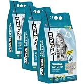 CatPlus Aktif Karbonlu Bentonit Kedi Kumu 10 L (3 paketi)