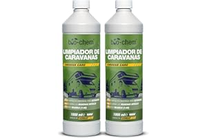BIO-CHEM CLEANTEC Bio-Chem - 2 x 1L Producto de limpieza para caravanas, autocaravanas, toldos, decapante de lluvia - Accesorios para el mantenimiento de caravanas y campings