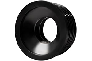 Bächlein Sifone Universale a Manicotto in Gomma per Tubo di Scarico - Ø 50 mm x 23 mm, Guarnizione di Scarico a Rosetta da Parete a Manicotto a Sifone