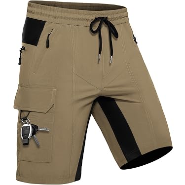 Woolrich Pantaloncini cargo tinti in capo verde 33