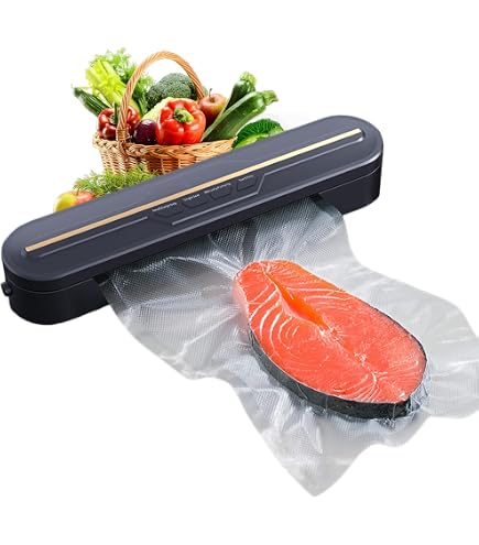 Machine Sous Vide Alimentaire Professionnelle Compacte – Modes Sec/Humide, Puissante Aspiration, Inclut 10 Sacs, Idéale Pour Viande, Légumes, Fruits De Mer & Conservation Longue Durée