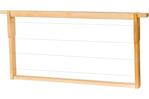 DER WABENPROFI 20x Zander Hoffmann modifiziertes Rähmchen 477x220 mm 4-Fach waagerecht verdrahtet