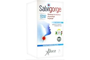 Aboca salvigorge 2act spray sans alcool pour adultes et enfants flacon spray 30ml