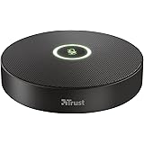Trust IRIS Microfono Esteso per Iris Videocamera 4K per Videoconferenza Professionale, Supporto per un Massimo di 8 Persone, 