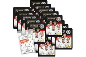 ‎COLLECT-IT.DE MY HOME OF CARDS + TOYS Bundle mit DFB 2025-125 Jahre Fußballgeschichte - Sammelsticker - 20 Tüten + Exklusive Collect-it Hüllen