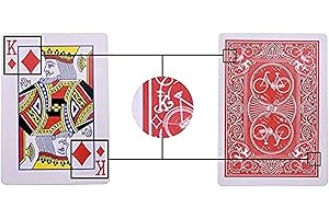 MOMOMAGE Magic Cards Marked Stripper Deck Magic Playing Cards Poker Magic Tricks Close-up Street Magic Prop Illusion Party Puzzle Toy