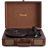Fressi FR-P101 Zenitte Bluetoothlu Pikap | Dahili Hoparl&ouml;rl&uuml; USB Plak &Ccedil;alar | 33/45/78 Devir Destekli | Bluetooth 5.4, SD Kar