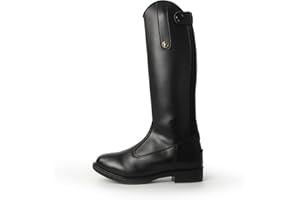 Brogini TR-BRG1040 Children's Synthetic Long Boots - Black, Size 35