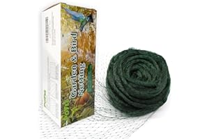 POYEE Garden Netting for Bird - 4m x 15m Green Garden Net Provide Better Protection for Vegetables and Fruit Trees