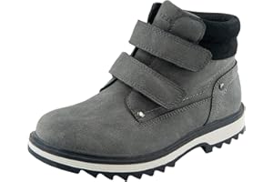 TZJS Unisex Kinder Klassische Stiefel Jungen Mädchen Baby Winterstiefel Mit Klettverschluss Wasserdicht Stiefeletten Schneestiefel Arbeitsstiefel Rutschfeste Trekking Winterschuhe 22-35EU