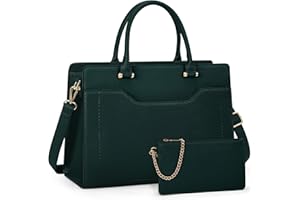 RAINSMORE Borsa Donna Borse Università Donna Grande Borsa Lavoro Donna Tote Bag in Pelle PU Borsa Tracolla Firmata Borsa a Spalla