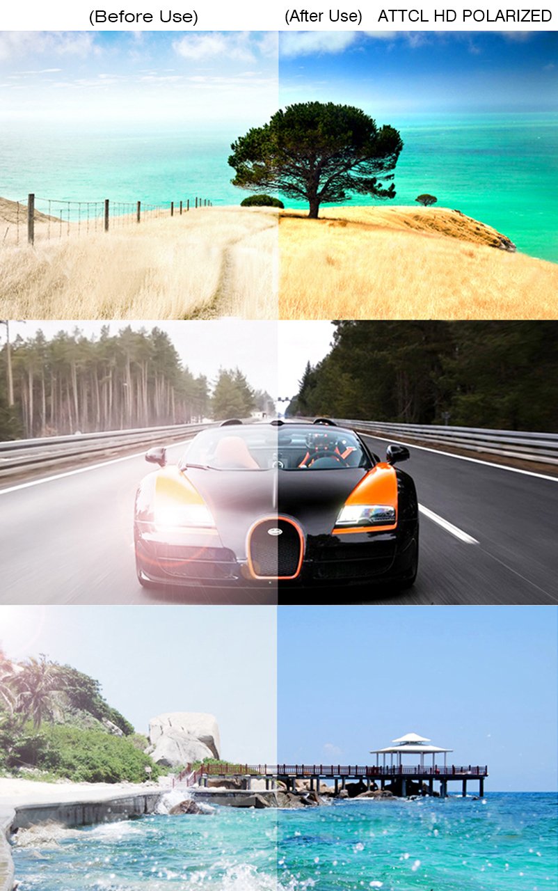 ATTCL-Hombre-Gafas-de-sol-Polarizado-Al-Mg-Metal-Super-Ligero-Marco