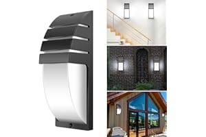 KONESKY 8W LED COB pared de la pared moderna lámpara simple montada en la pared 6000-6500K AC 85-265V luz de la noche impermeable para el balcón del pasillo de la casa