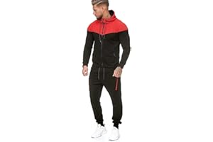 Violento Männer | Trainingsanzug 0984 | Jogginganzug | Kapuzenjacke | Hose und Reißverschluss mit Taschen | Freizeitanzug Fitness | Sportanzug | XS-XXL