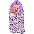 Toddylon Baby Sleeping Bags Baby Carry Nest | 3 in 1 Baby Bed | Baby Wrapper | Holder | Portable Bassinet | Carrier Nest | Newborn Baby Boys Girls | Wearable Blankets | Cotton (0-6 Months) Purple