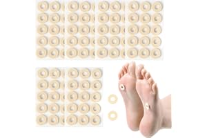 TGKEAIY 90 Pièces Pansement Cors Aux Pieds, Pansement Verrue Plantaire, Corn Remover Protecteurs Correcteurs D'orteils Anti-Friction Réduire Douleur Pied et Talon pour Callosités Orteils, 6 Feuilles