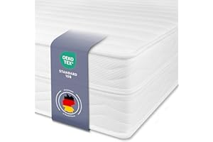 ‎TRÄUMEGUT24 Träumegut24 HydroCell 7-Zonen 16cm Matratze | Härtegrad wählbar H2 H3 H4 | Ergonomische Kaltschaummatratze | ÖkoTex Zertifiziert | Rollmatratze (H2&H3, 90x200)