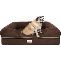 Friends Forever Hundebett – Orthopädisch Mit Memory-Schaum, 91x71x23 Cm, Wildleder-Bezug