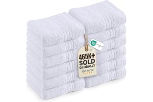 Utopia Towels – Lyxiga tvättlappar – 100% kammad ring-spunnen bomull, ultramjuka och mycket absorberande, tjocka handdukar 30
