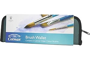 Winsor & Newton Cotman Brush Wallet Cass Exclusive Set of 6 by Winsor & Newton