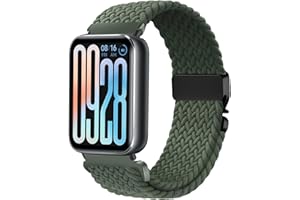 Issinlky Nylonowa pleciona opaska kompatybilna z Redmi Watch 4/5, elastyczny pasek sportowy dla Xiaomi Watch 8 Pro/9 Pro Kobiety Mężczyźni