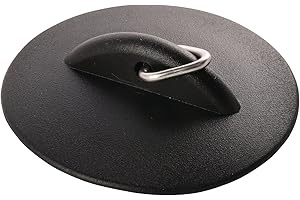 Sanitop-Wingenroth Korek do zaworów do umywalek, wanien, zlewów, zlewozmywaków | od Ø 32 mm | korek odpływowy z wargą uszczelniającą | korek odpływowy z PCW | w kolorze czarnym | 19153 1, średnica 32