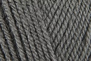 KHASO Stylecraft Special DK Crochet Yarn, Soft 100% Double Knitting Wool for Toys, Blankets, Cushion Covers, Jumpers - 100g Balls - Graphite (1063) - Single (1 Ball)
