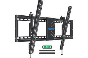 MOUNTUP TV Wall Mount Tilting for Most 37-84 Inch TVs, TV Mount with Level Adjustment Low Profile Space Saving Tilt Wall Mount TVs Bracket, Fits 16", 18", 24" Studs,Max VESA 600x400mm