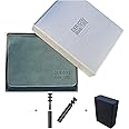 GC Gift Set Starter Kit compatible with IQOS Iluma, Terea or Levia - Accessory Case Embroidery Screw and Mini Embroidery Cup (Set Light Blue)