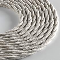 Klartext BELLE ÉPOQUE Prise De Courant Vintage Avec Câble Textile En Porcelaine Fine Noir Mat