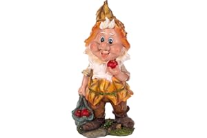 ‎BIRENDY Birendy RIESIGER Zwerg, Gartenzwerg XXL Gartenwichtel NF14198-2 Groß 55cm Gartenfigur Deko Zwerg,