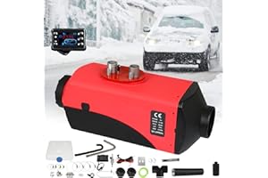 Einfeben Calentador de Aire Diesel 5KW 12V, Calentador de Aire con Pantalla LCD, Calentador de estacionamiento Diesel, para vehículos, vehículos recreativos, Barcos, Camiones
