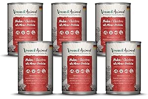 Venandi Animal Premium Cat Food, Chicken, Monoprotein, Wet Food, Grain-Free and Natural, Pack of 6 (6 x 400 g)