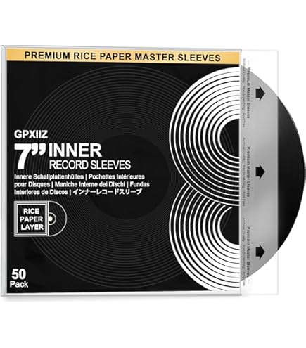 50 stuks vinyl plaat binnenmouwen, LP binnenmouwen, LP