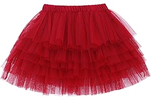 CAMILIFE Bebé Niñas Pequeñas Niñas Falda Tutú Falda con Vuelo Falda Princesa Falda Corta Minifalda Tutú de Ballet con Cintura Elástica Accesorio Básico para Disfraces Talla de Fabricación 80/90/100/110/120/130