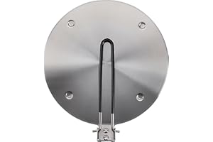 RoseFlower Adaptateur Induction, 24cm/9.45'' Plaque de Conduction de Chaleur Pliable - Universelle Pour CuisinièRe à Induction/PoêLe à Gaz, Plaque d'adaptation à l'Induction Moka Pot