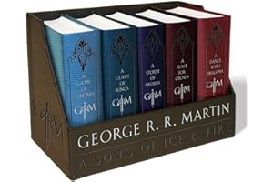 George R. R. Martin's A Game of Thrones Leather-Cloth Boxed Set (Song of Ice and Fire Series): A Game of Thrones, A Clash of Kings, A Storm of Swords, A Feast for Crows, and A Dance with Dragons: 1-5