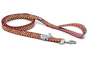 Hurtta Razzle-Dazzle - Guinzaglio standard, 1,8 m x 15 mm, Colore Lampone