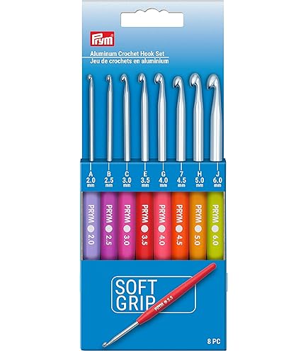 Suiwotin - Juego De 3 Ganchos De Ganchillo De 2 Mm/2,5 Mm/3 Mm, Juego