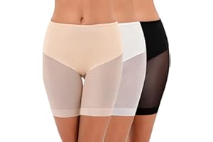 Nadeer Donna Pantaloncini Anti sfregamento Sottogonna Pantaloni di Sicurezza Antitraccia Collant Elasticizzati UltraSottili Slip Boxer in Seta di Ghiaccio Comodi e Traspiranti