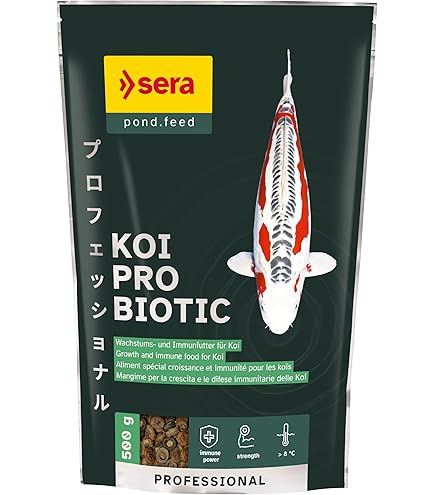 Nourriture Pour Koïs Sera Professional Printemps/Automne - Pellets Flottants 1 Kg Pour Températures < 17°C