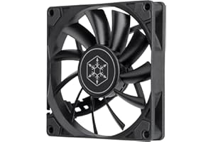 SilverStone Technology SST-AS90B Air Slimmer Ventola sottile 92 mm con prestazioni migliorate, PWM