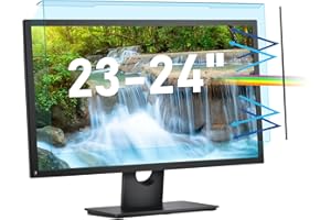 LAMA 23-24" Universal Hanging Type Anti Blue Light Computer Screen Protector Filter - Anti UV Screen Protector for Desktop PC Monitor -Removable - Eye Protection, Reduce Eye Strain(WxH: 21.3"x13.4")
